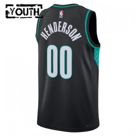Maillot Enfant Portland Trail Blazers Scoot Henderson 2025-26 Nike City Edition Noir Swingman